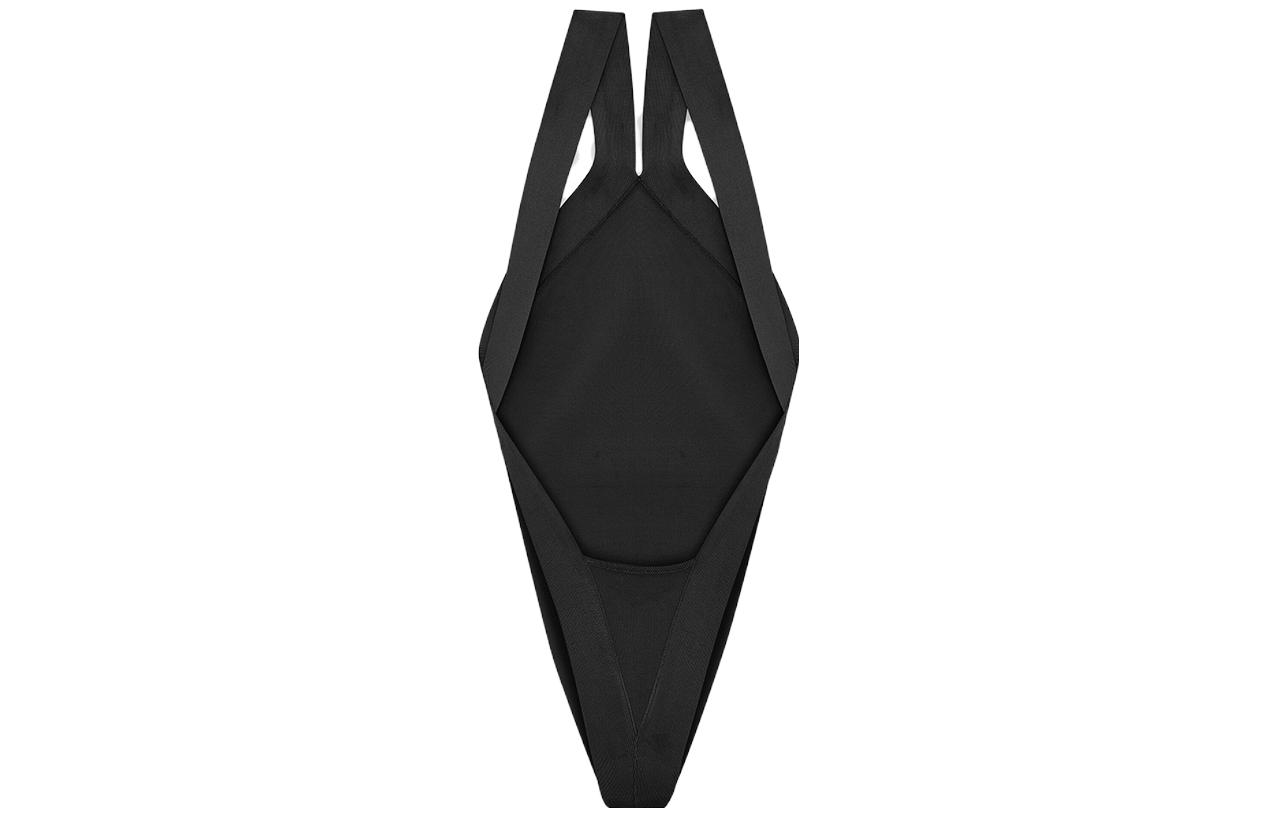 Lookbook (W) SAINT LAURENT FW23 Mono Negro Espalda Descubierta Tejido Sólido. 765457Y76JN1000