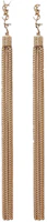 (Women) Saint Laurent Gold Brass Tassel Party Earrings 506030Y16148045 (Women) Saint Laurent Gold Brass Tassel Party Earrings 506030Y16148045