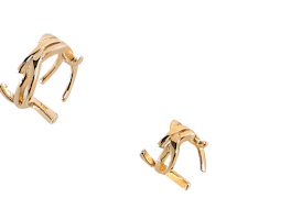 (Women) SAINT LAURENT Gold Elegant Metal Earrings for Women. 689898Y1500-8030 (Women) SAINT LAURENT Gold Elegant Metal Earrings for Women. 689898Y1500-8030