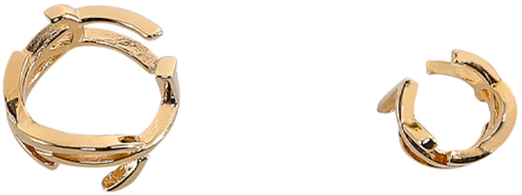 (W) Pendientes Metálicos Elegantes Dorados para Mujer SAINT LAURENT. 689898Y1500-8030 Shop (W) Pendientes Metálicos Elegantes Dorados para Mujer SAINT LAURENT. 689898Y1500-8030
