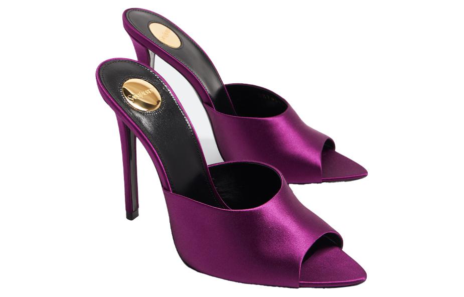 (W) Saint Laurent Goldie Satin 'Purple Black' 圖 4