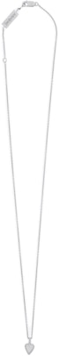 (Women) SAINT LAURENT Heart Pendant 18K White Gold Necklace Silver Accessory 761537Y80028126 Buy (Women) SAINT LAURENT Heart Pendant 18K White Gold Necklace Silver Accessory 761537Y80028126