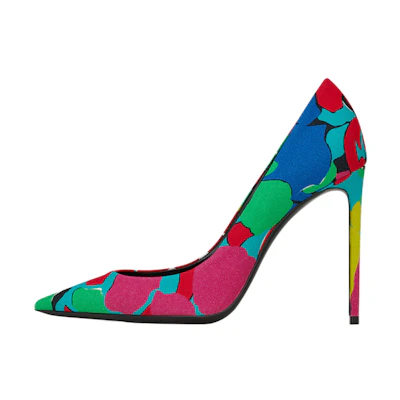 (W) Saint Laurent High-Heel 'Floral Print'