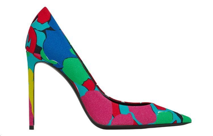 Order (W) Saint Laurent High-Heel 'Motif Bunga' 699746AAALG8486