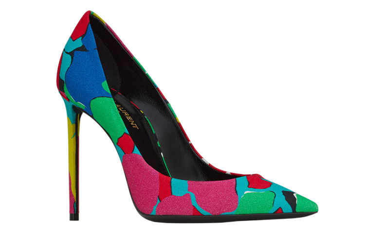 Shop (W) Saint Laurent Tacones Altos 'Estampado Floral' 699746AAALG8486