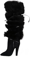 (Women) Saint Laurent High-Top Boot 'Black Leather' 673847AAAH01000 (Women) Saint Laurent High-Top Boot 'Black Leather' 673847AAAH01000