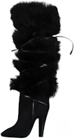 (Women) Saint Laurent High-Top Boot 'Black Leather' 673847AAAH01000 (Women) Saint Laurent High-Top Boot 'Black Leather' 673847AAAH01000