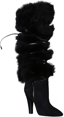 (Women) Saint Laurent High-Top Boot 'Black Leather' 673847AAAH01000 Order (Women) Saint Laurent High-Top Boot 'Black Leather' 673847AAAH01000