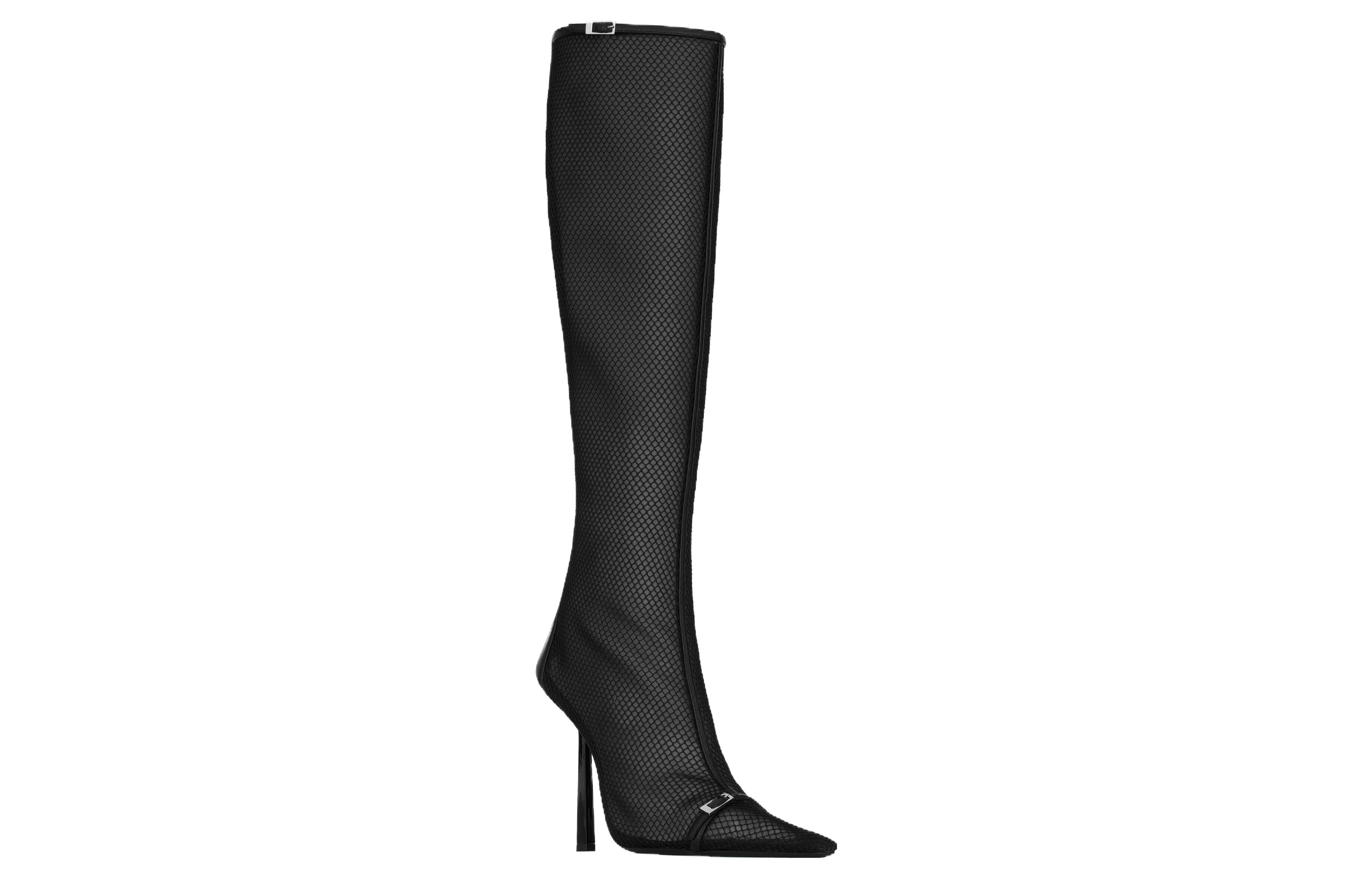 Order (Women) Saint Laurent High-Top Boot 'Black Leather' 763458AACTB1000
