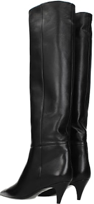 (Women) Saint Laurent High-Top Boot 'Black Leather' 5327540RR001000 Lookbook (Women) Saint Laurent High-Top Boot 'Black Leather' 5327540RR001000