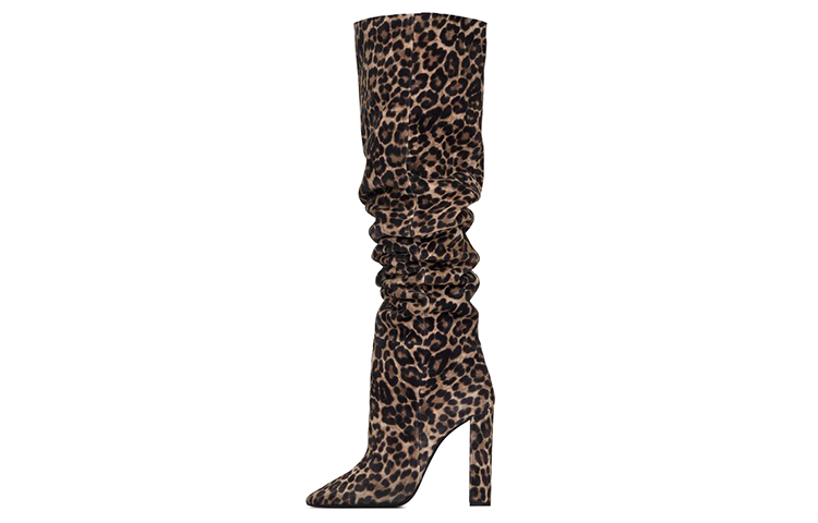 (Women) Saint Laurent High-Top Boot 'Leopard Print' 6211201FL001505