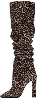 (Women) Saint Laurent High-Top Boot 'Leopard Print' 6211201FL001505 Buy (Women) Saint Laurent High-Top Boot 'Leopard Print' 6211201FL001505
