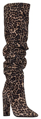 (W) Saint Laurent But Tinggi 'Cetakan Leopard' 6211201FL001505 Lookbook (W) Saint Laurent But Tinggi 'Cetakan Leopard' 6211201FL001505
