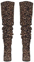 Shop (W) Saint Laurent High-Top Boot 'Cetakan Leopard' 6211201FL001505