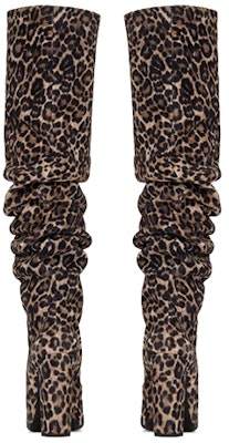 (W) Saint Laurent But Tinggi 'Cetakan Leopard' 6211201FL001505 Purchase (W) Saint Laurent But Tinggi 'Cetakan Leopard' 6211201FL001505
