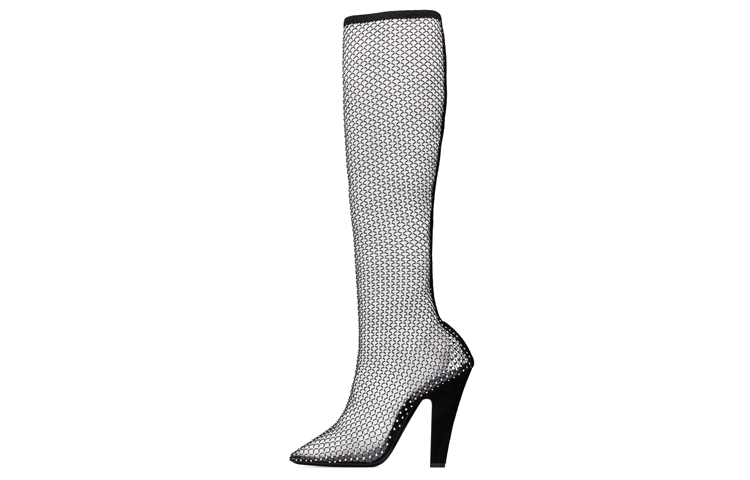 (Women) Saint Laurent High-Top Boot 'White Suede' 688825AAAH41073