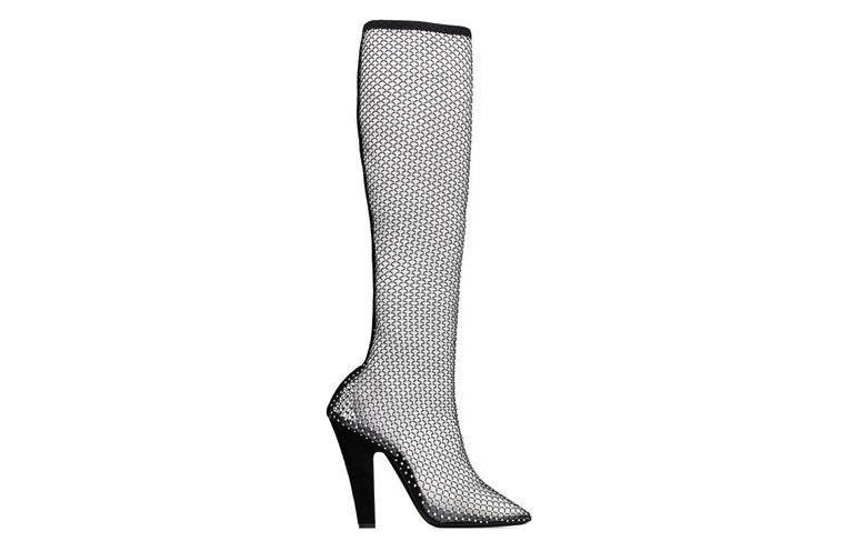 Order (Women) Saint Laurent High-Top Boot 'White Suede' 688825AAAH41073
