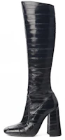 (Women) Saint Laurent High-Top Boots 'Black Leather' 5684520WX001000 (Women) Saint Laurent High-Top Boots 'Black Leather' 5684520WX001000