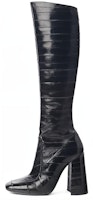 (Women) Saint Laurent High-Top Boots 'Black Leather' 5684520WX001000 (Women) Saint Laurent High-Top Boots 'Black Leather' 5684520WX001000