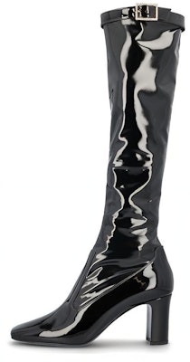 (Women) Saint Laurent High-Top Boots with Buckle 'Black Leather' 709574AAAQK1000 Buy (Women) Saint Laurent High-Top Boots with Buckle 'Black Leather' 709574AAAQK1000