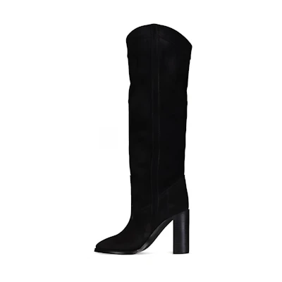 (W) Saint Laurent High-Top Slip-On 'Black Fashion'
