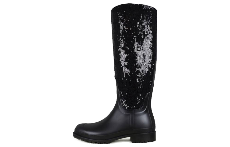 (Women) Saint Laurent High-Top Sneaker 'Black Sequin' 427328GQN201263