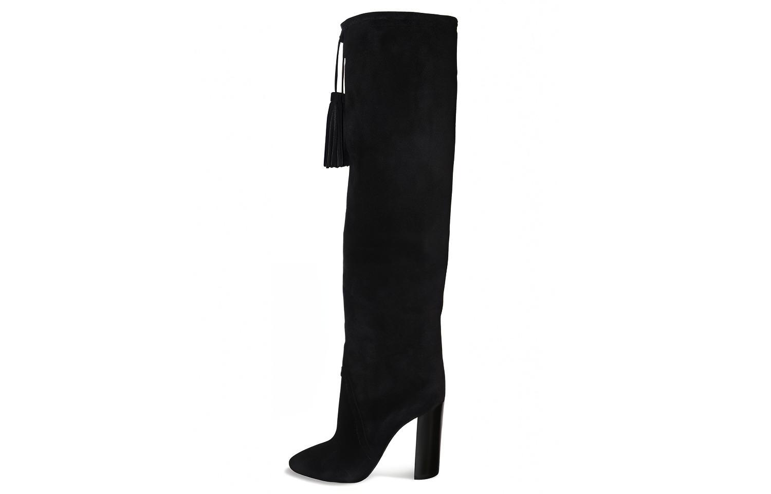 Buy (W) Zapatillas Altas Saint Laurent 'Ante Negro' 5293370LI001000