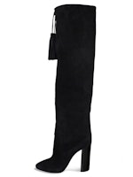 (Women) Saint Laurent High-Top Sneaker 'Black Suede' 5293370LI001000 (Women) Saint Laurent High-Top Sneaker 'Black Suede' 5293370LI001000
