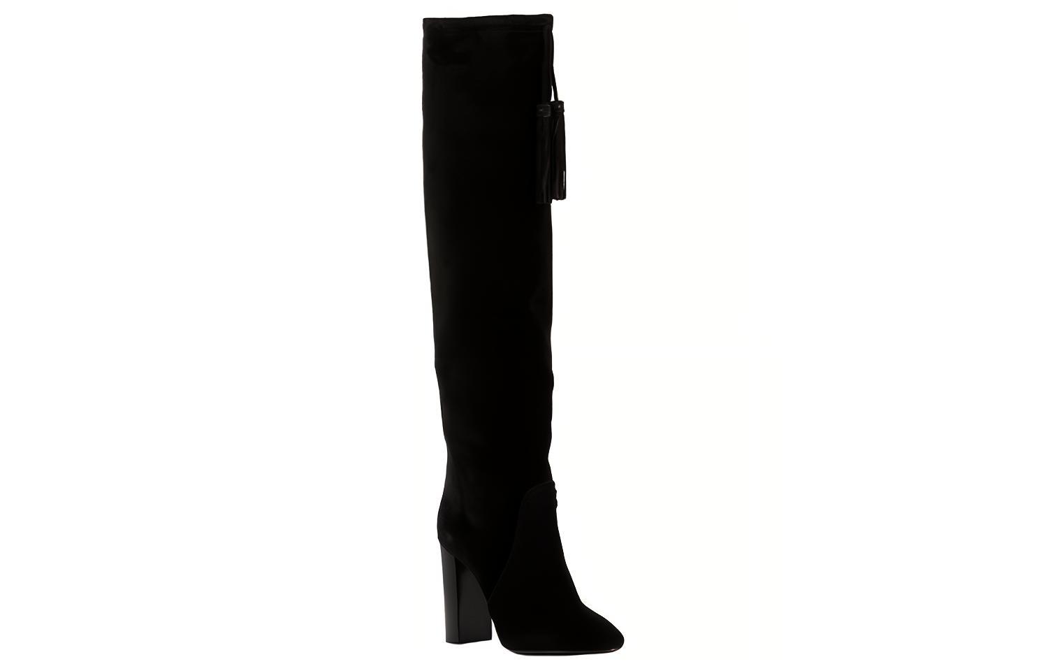 Lookbook (W) Zapatillas Altas Saint Laurent 'Ante Negro' 5293370LI001000