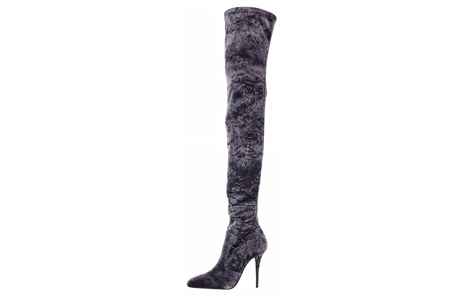 (Women) Saint Laurent High-Top Sneaker 'Grey Fashion' 711181AAAPV1424