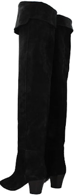 (Women) Saint Laurent High-Top Suede Boot 'Black' 6308971NZ001000 Shop (Women) Saint Laurent High-Top Suede Boot 'Black' 6308971NZ001000