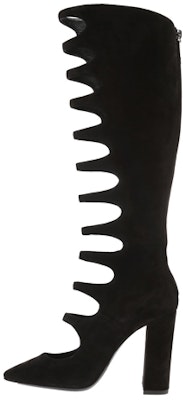(Women) Saint Laurent High-Top Zip Boots 'Velvet Black Cut-Out' 5296870LI001000 Buy (Women) Saint Laurent High-Top Zip Boots 'Velvet Black Cut-Out' 5296870LI001000