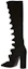 Shop (W) 생 로랑 벨벳 블랙 컷아웃 하이탑 부츠 5296870LI001000