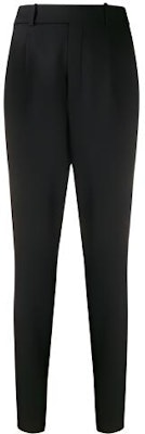 (Women) SAINT LAURENT High-Waisted Tapered Trousers Black 588966Y173Q1000 Buy (Women) SAINT LAURENT High-Waisted Tapered Trousers Black 588966Y173Q1000