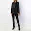 Lookbook (Women) SAINT LAURENT High-Waisted Tapered Trousers Black 588966Y173Q1000