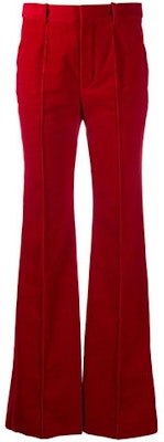 (W) Pantalones Rojos de Pierna Ancha y Talle Alto Saint Laurent 633789Y006R6170 Order (W) Pantalones Rojos de Pierna Ancha y Talle Alto Saint Laurent 633789Y006R6170