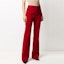 Purchase (W) Pantalones Rojos de Pierna Ancha y Talle Alto Saint Laurent 633789Y006R6170