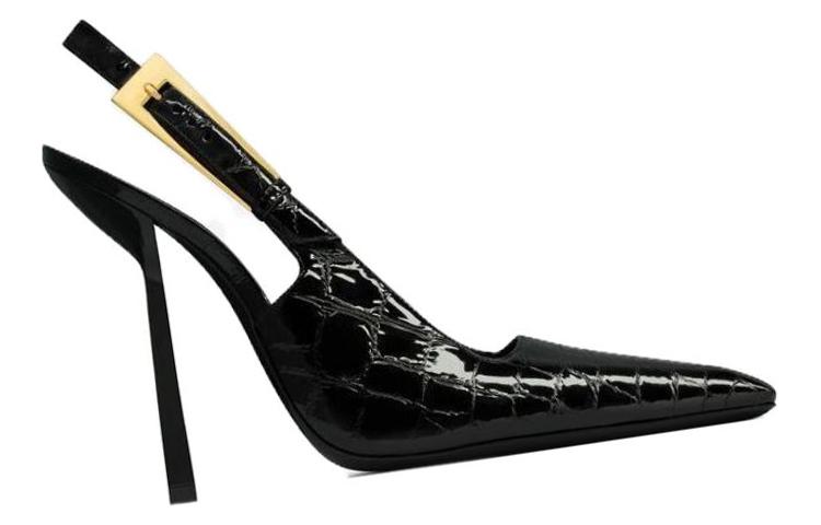 Order (W) サンローラン 11.5cmヒール 美脚ブラック (Sanrōran 11.5cm hīru  bikyaku burakku) 763417AACSS1000