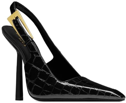 (W) Saint Laurent Sepatu Hak 11.5cm 'Nyaman Fashion Ramping Hitam' 763417AACSS1000 Order (W) Saint Laurent Sepatu Hak 11.5cm 'Nyaman Fashion Ramping Hitam' 763417AACSS1000