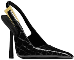 Lookbook SAINT LAURENT聖羅蘭 牛皮 舒適時尚 細跟 高筒鞋 11.5cm 女款 黑色