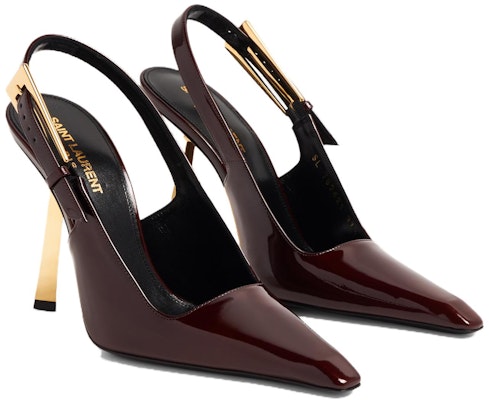 (Women) Saint Laurent High Heel 11cm 'Deep Brown Leather' 763421AAAPK2226 Shop (Women) Saint Laurent High Heel 11cm 'Deep Brown Leather' 763421AAAPK2226