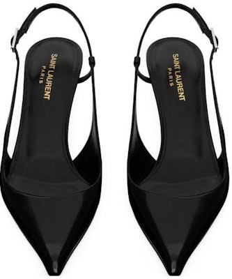 (W) Saint Laurent Sepatu Hak Tinggi 'Tren Fashion Hitam' 755213AAAZY1000 Lookbook (W) Saint Laurent Sepatu Hak Tinggi 'Tren Fashion Hitam' 755213AAAZY1000
