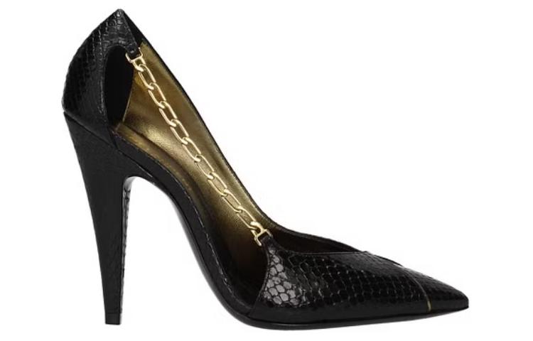 Order (W) （女性用）サンローラン ハイヒール『ブラックレザー』63749114H011588 63749114H011588