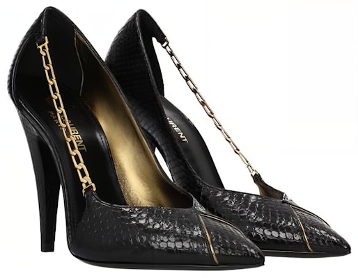 (Women) Saint Laurent High Heel 'Black Leather' 63749114H011588 Lookbook (Women) Saint Laurent High Heel 'Black Leather' 63749114H011588