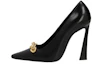 Buy (W) (女性用)サンローランハイヒール「ブラックレザー」7165720XFKK1000 7165720XFKK1000