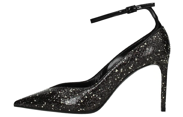 Buy (W) Tacón Alto Saint Laurent 'Pitón Negro' 592388L0T109925