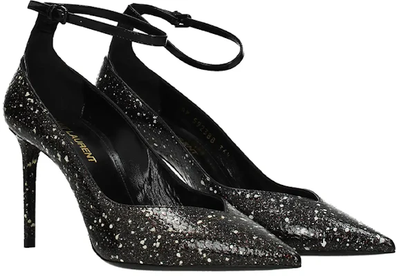 (W) Tacón Alto Saint Laurent 'Pitón Negro' 592388L0T109925 Shop (W) Tacón Alto Saint Laurent 'Pitón Negro' 592388L0T109925