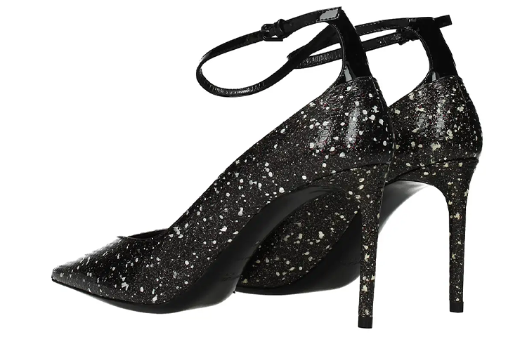 Purchase (W) Tacón Alto Saint Laurent 'Pitón Negro' 592388L0T109925