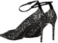Purchase (W) Saint Laurent Tumit Tinggi 'Black Python' 592388L0T109925