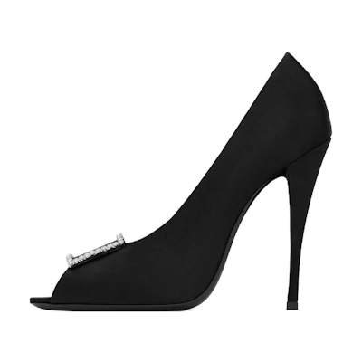 (W) Saint Laurent High Heel 'Black Slim 11.5cm'